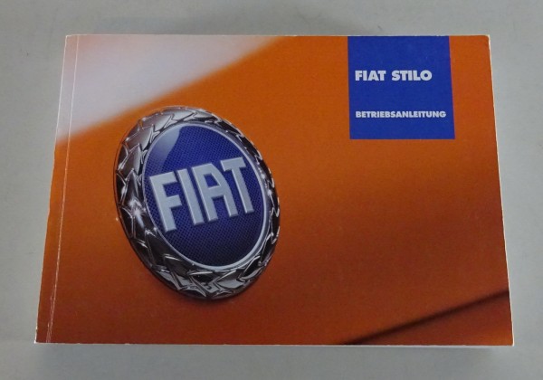 Betriebsanleitung / Handbuch Fiat Stilo Stand 09/2003