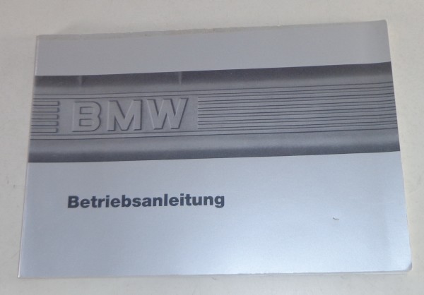 Betriebsanleitung BMW 7er E32 730i / 735i Stand 11/1986