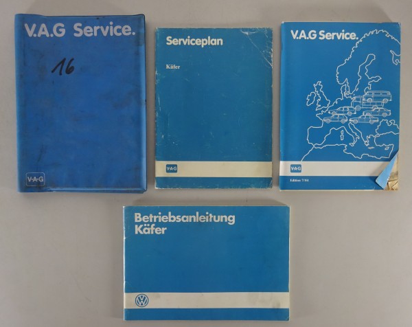 Bordmappe + Betriebsanleitung / Handbuch VW Käfer Mexico / Mexiko von 06/1984