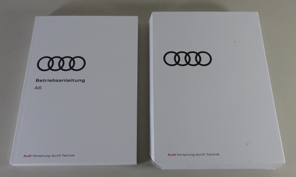 Bordmappe + Betriebsanleitung Audi A6 C8, RS6, Avant, Allroad quattro 07/2024