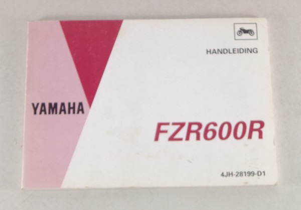 Handleiding Yamaha FZR 600 R Genesis von '94 niederländisch