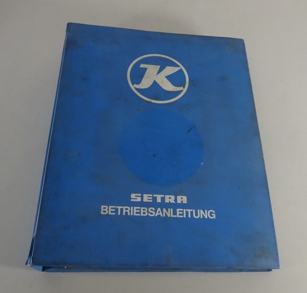 Betriebsanleitung / Handbuch Kässbohrer Setra S 110 120 130 140 150 Stand 1972