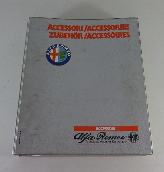 Zubehörkatalog Alfa Romeo Spider, Alfetta GT, Giulietta von 1981/82