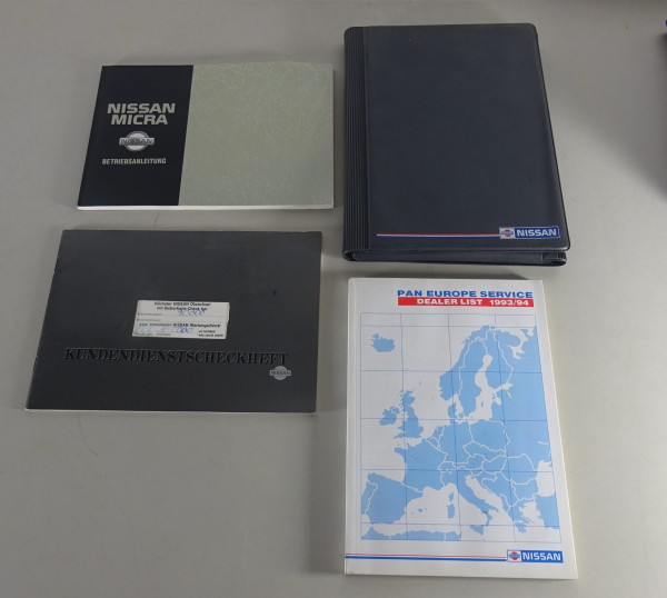 Bordmappe + Betriebsanleitung / Handbuch Nissan Micra K11 Stand 02/1993