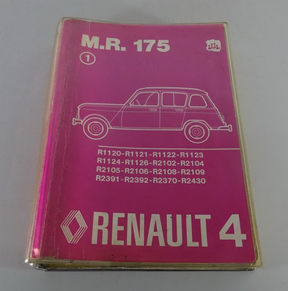 Werkstatthandbuch / Reparaturleitfaden Renault 4 R4 Stand 1975 / 1976