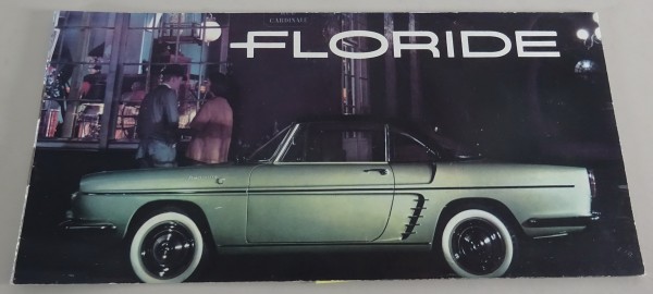 Prospekt Renault Floride 850ccm / 36PS Modelljahr 1960 / 1961