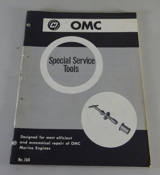 Spezialwerkzeug Katalog OMC Bootsmotoren Servicewerkzeuge Modelljahr 1966