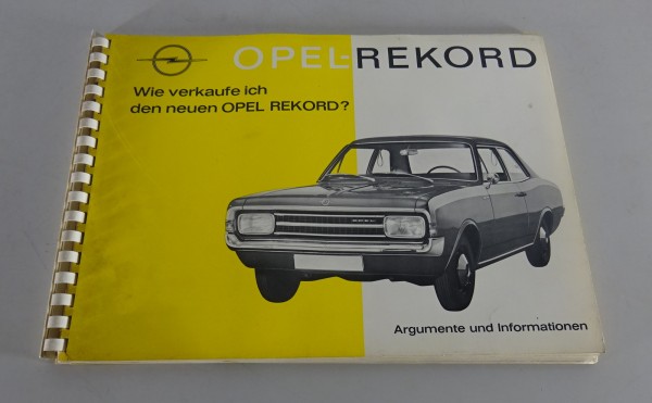 Händler-Prospekt / Broschüre Opel Rekord C Stand 06/1966