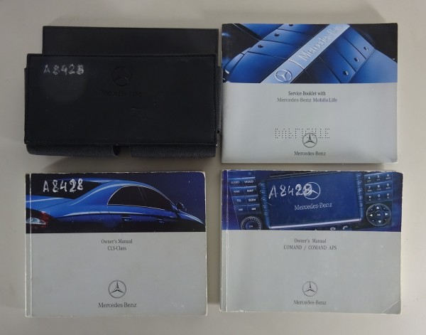 Wallet + Owner's Manual Mercedes Benz CLS C219 / W219 320 350 500 63 AMG - 2007