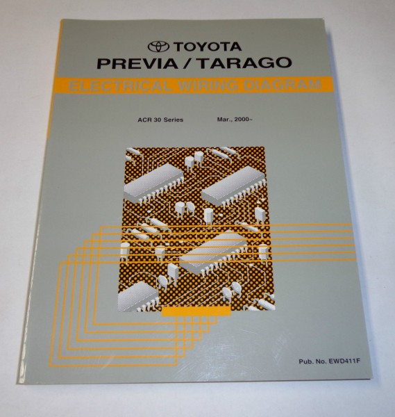 Workshop Manual Electric / Werkstatthandbuch Toyota Previa / Tarago, 03/2000