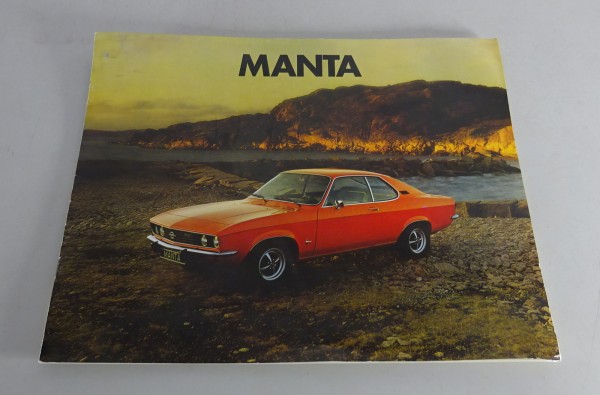 Prospekt / Broschüre Opel Manta A Stand 07/1973