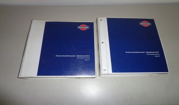 Werkstatthandbuch 2 Bände Nissan Primera Kombi W10 Stand 04/1996