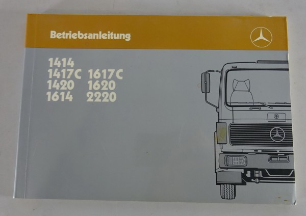 Betriebsanleitung / Handbuch Mercedes-Benz SK mit OM366 Stand 02/1988