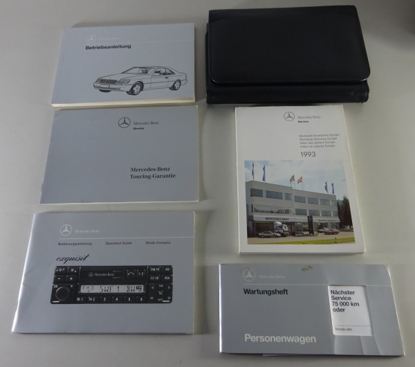Bordmappe + Betriebsanleitung Mercedes-Benz C140 S 420, S 500, S 600 von 12/1993