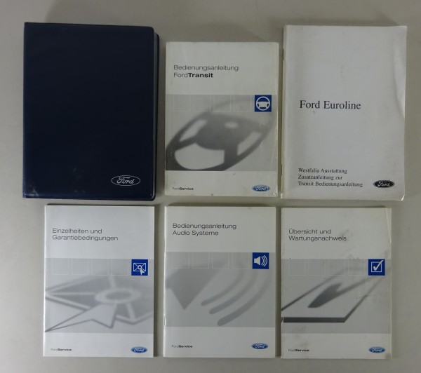 Bordmappe +Betriebsanleitung Ford Transit Euroline Westfalia Stand 10/2003