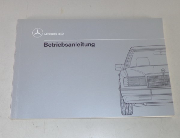 Betriebsanleitung Mercedes W124 200 D / 250 D (Turbo) / 300 D (Turbo) Stand 1989