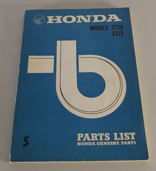 Parts List / Parts Catalog Honda Z 50 A + Z 50 AK2 Monkey Stand 1971