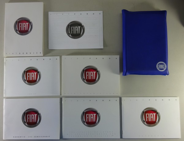 Bordmappe mit Betriebsanleitung Fiat Panda Typ 169 Stand 07/2007