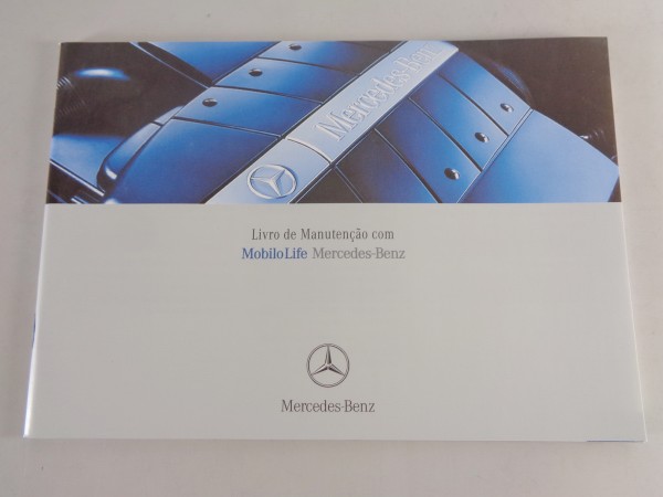 Scheckheft Mercedes Benz SLK, CLK, SL, CL, etc. von 09/2002 Portugiesisch