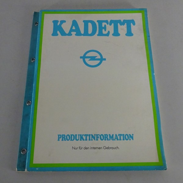 Produktinformation / interner Händlerprospekt Opel Kadett D Stand 08/1979