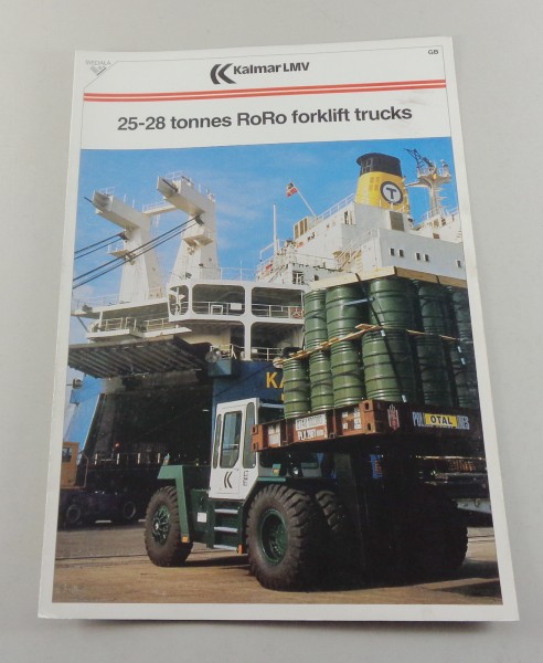 Prospekt / Brochure Kalmar LMV 25 - 28 tonnes RoRo forklift trucks