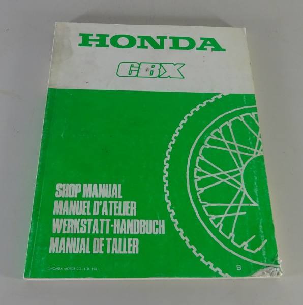 Werkstatthandbuch Ergänzung / Shop Manual Supplement Honda CBX 1000 Stand 1981