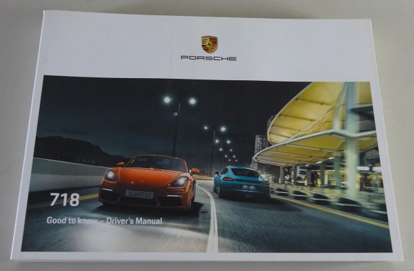 Owner´s Manual | Porsche 718 Cayman + Boxster | Modelljahr 2019 | Stand 01/2019