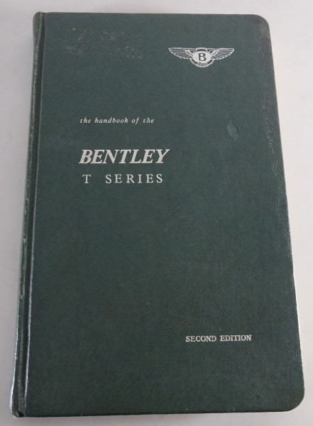 Owner´s Manual / Handbook Bentley T-Series T1 Stand 1965