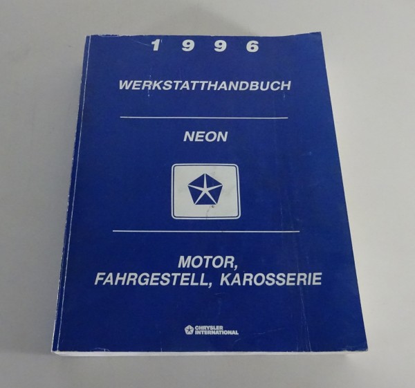 Werkstatthandbuch Chrysler / Dodge / Plymouth Neon Stand 1996