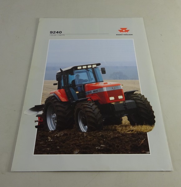 Prospekt / Broschüre Massey Ferguson MF 9240 176 kW / 240 PS Stand 11/1994