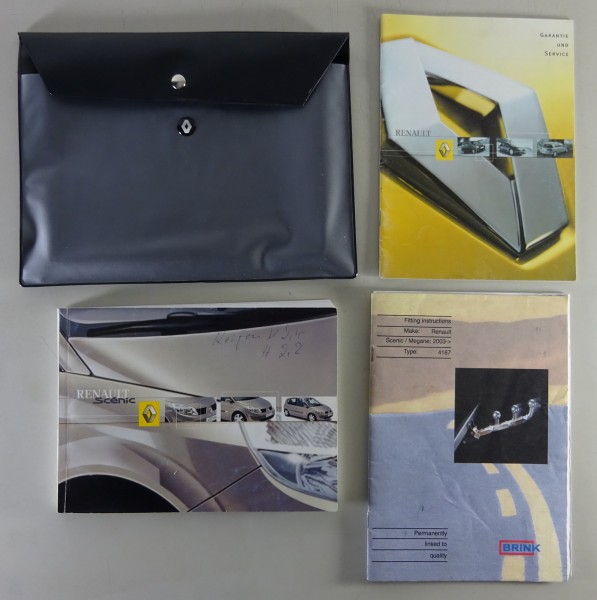 Bordmappe + Betriebsanleitung / Handbuch Renault Scenic von 11/2003