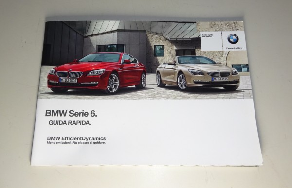 Guida Rapida BMW Serie 6 F12 / F13 Cabrio / Coupé da 08/2011