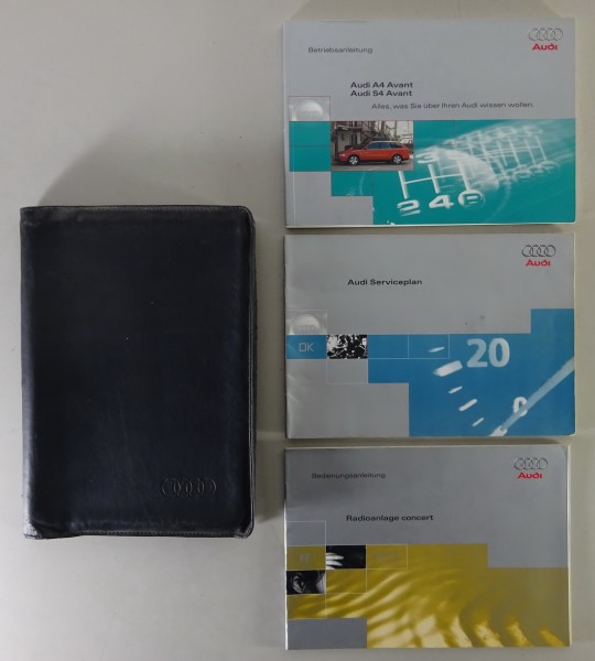 Bordmappe + Betriebsanleitung Audi A4 / S4 Avant Typ B5 Stand 08/1999