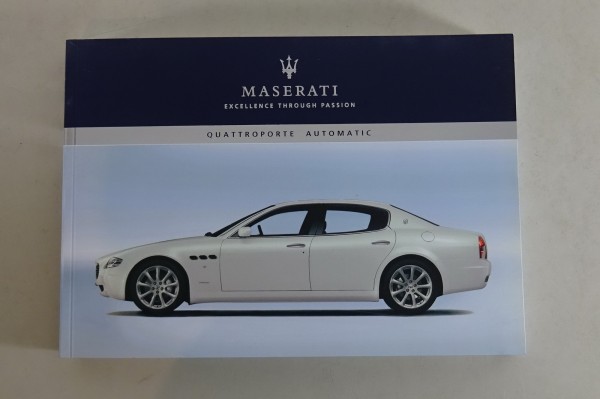 Betriebsanleitung / Handbuch Maserati Quattroporte Automatic Generation V
