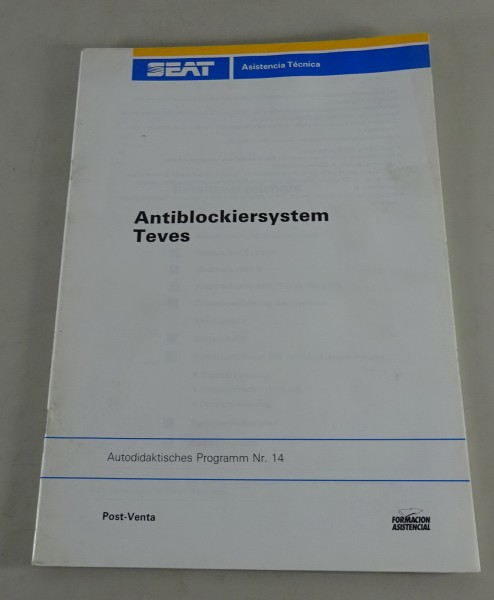 SSP Nr. 14 / Kundendienst Lehrheft Antiblockiersystem Teves Stand 11/1991