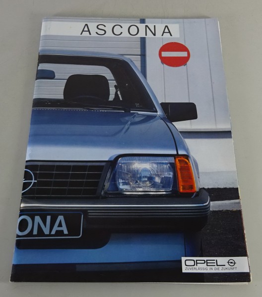 Faltprospekt / Broschüre Opel Ascona C Stand 08/1985