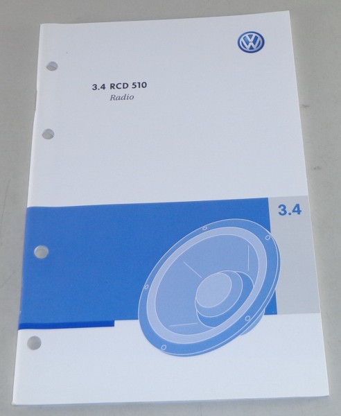 Betriebsanleitung VW Radio RCD 510 verbaut in Polo Golf Passat uvw. von 02/2008