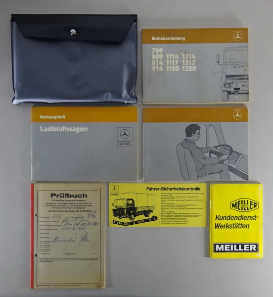 Bordmappe + Betriebsanleitung Mercedes-Benz LK 709-1320 Stand 07/1984
