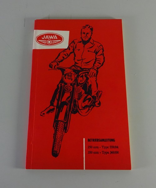 Betriebsanleitung Jawa Motorrad 350 ccm Typ 360/00 / 250 ccm Typ 559/04 von 1964