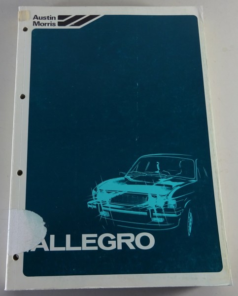 Werkstatthandbuch Austin Morris Allegro ab 1976 auf Deutsch Stand 1978
