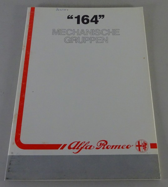 Schulungsunterlage Alfa Romeo 164 Getriebe, Bremsen, Lenkung Stand 10/1987