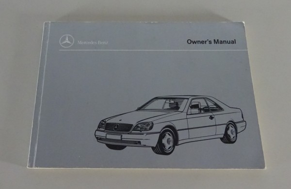 Owner's Manual / Handbook Mercedes-Benz C 140 Coupé LHD + RHD from 03/1995