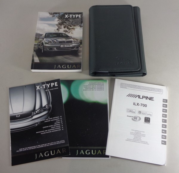 Owner's manual + wallet Jaguar X-Type from 2007