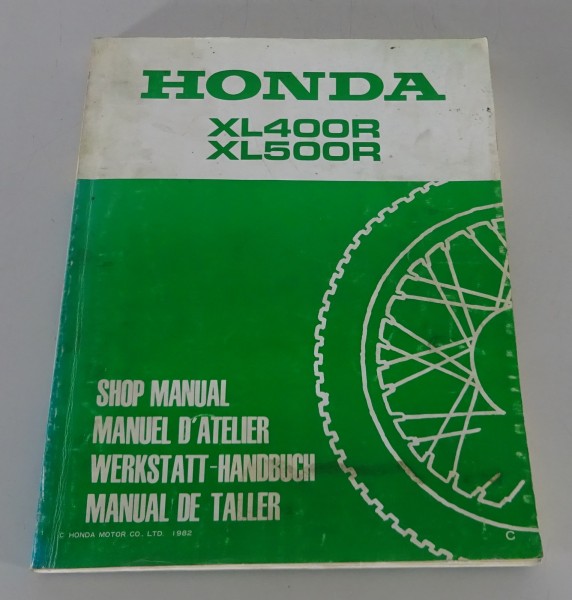 Werkstatthandbuch / Ergänzung Honda XL 400R / XL 500R Stand 1982