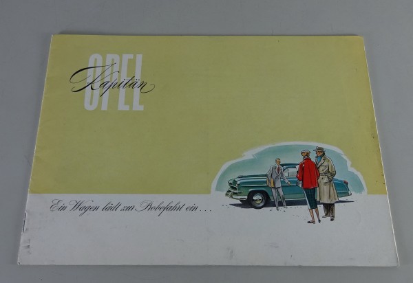 Prospekt / Broschüre Opel Kapitän ´54 Baujahr 1953 - 1955