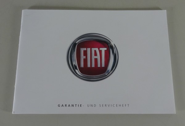 Scheckheft / Serviceheft blanko Fiat 500, Panda, Tipo, 500X, Ulysse von 01/2022