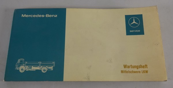 Scheckheft Blanko Mercedes Benz MK of 1113 - 2224 6x4 Stand 10/1975