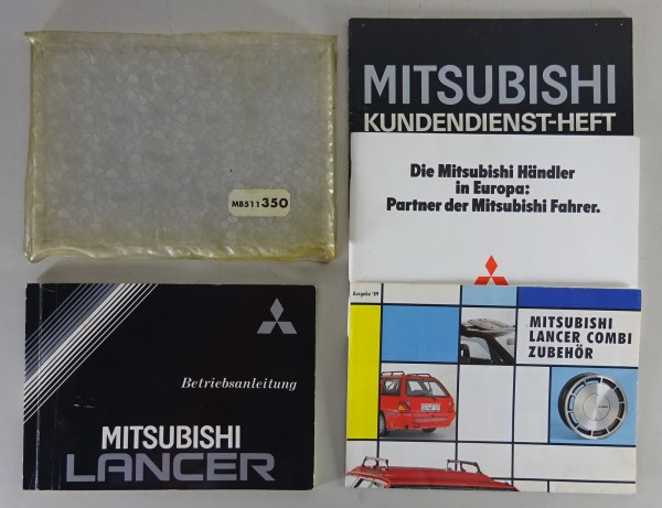 Bordmappe + Betriebsanleitung / Handbuch Mitsubishi Lancer Stand 1986