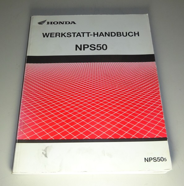 Werkstatthandbuch Honda / Roller / NPS 50 Stand 07/2004