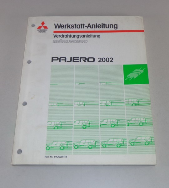 Werkstatthandbuch Elektrik Schaltpläne Mitsubishi Pajero V60 von 2002